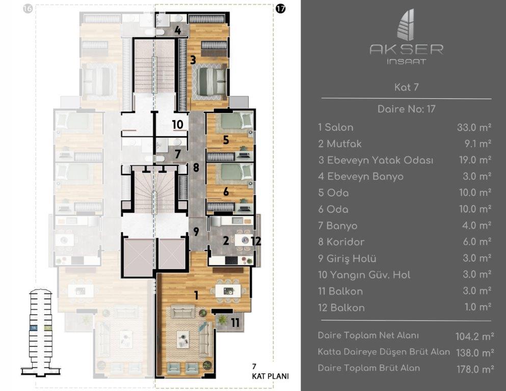 Feneryolu Kat Planı 11