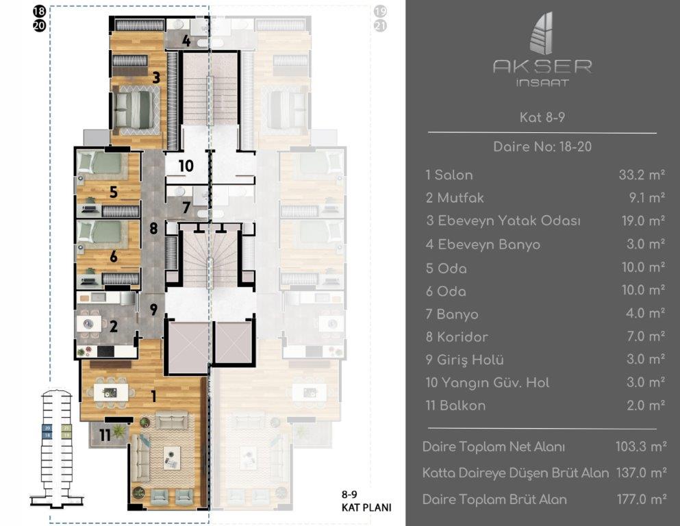 Feneryolu Kat Planı 12