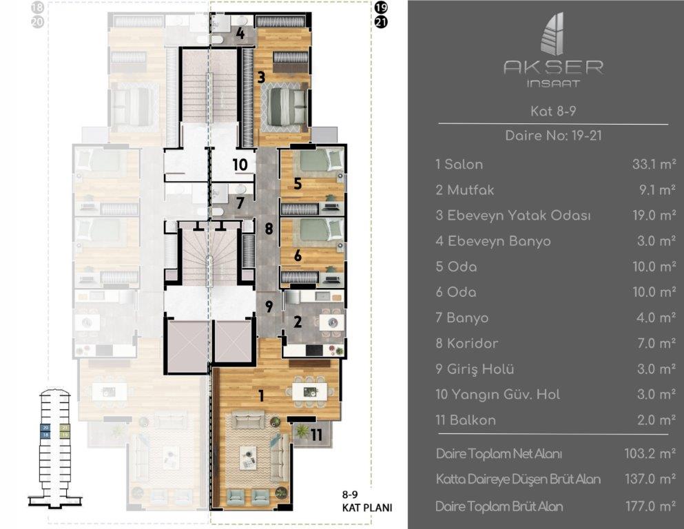 Feneryolu Kat Planı 13