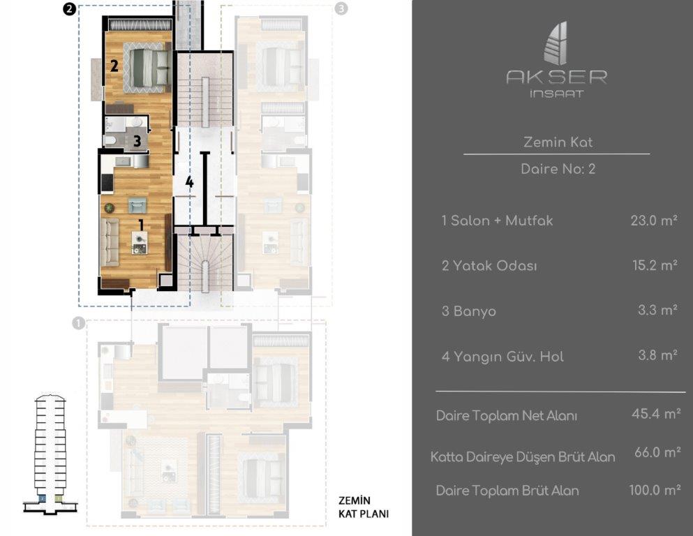 Feneryolu Kat Planı 4