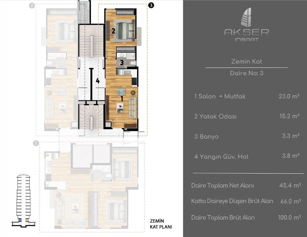 Feneryolu Kat Planı 5