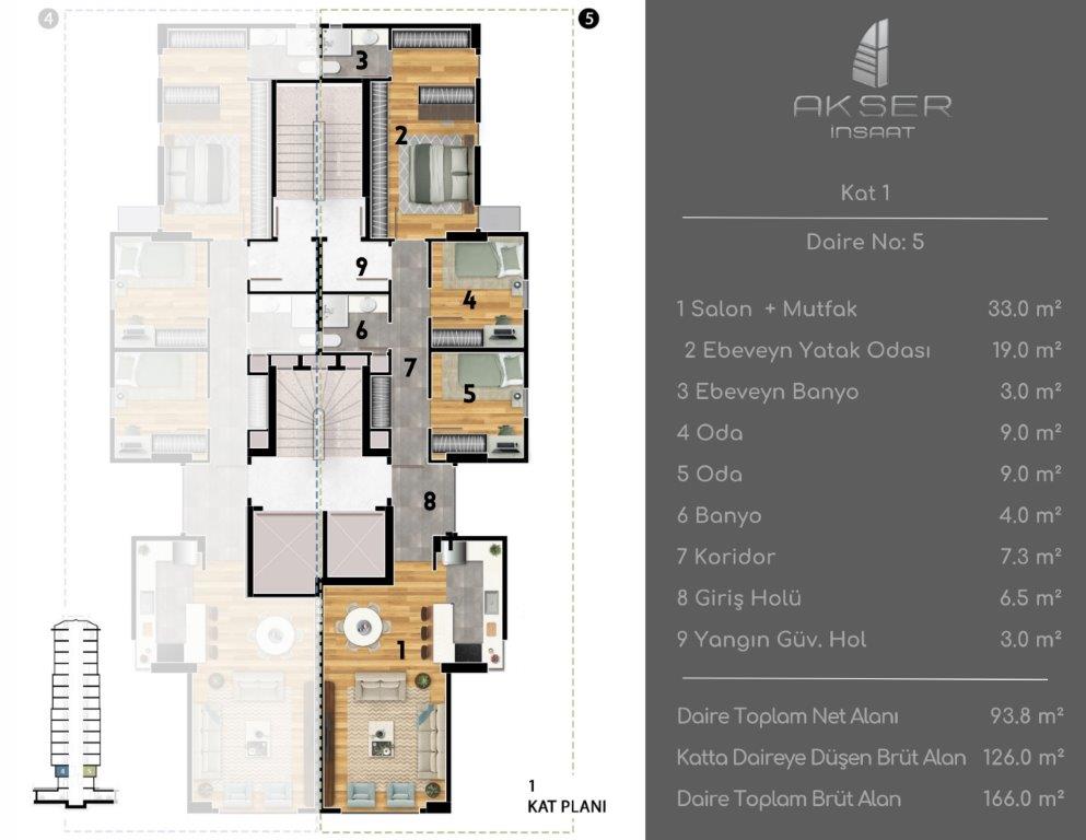 Feneryolu Kat Planı 7